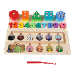 Klocki drewniane Quanity Color Classification Teaching Aids