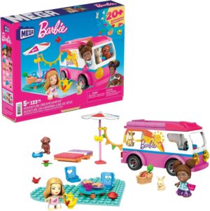Klocki Zestaw konstrukcyjny z 2 lalkami Barbie
