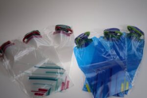 Butelka na wodę składana sportowa wielokrotnego użytku podróżna 700ml 6 sztuk