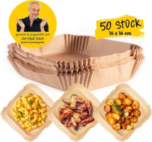 Papier do Pieczenia do Frytkownicy Air Fryer KOCHWERK 2-5L Nieprzywierający Zestaw